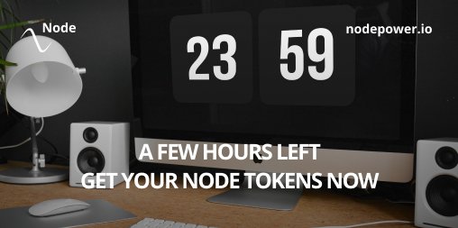 nodepower_com's tweet photo. ❗️A FEW HOURS left before the end of Node ITO❗️

Hurry up! At 2️⃣3️⃣:5️⃣9️⃣  UTM Node ITO will be over! 

Purchase NODE Tokens here: https://t.co/cldEZl6tUs

#ITO #Technology #Last #Chance #Opportunity #ICO #Token #TokenSale #Invest #Crypto #Cryptocurrency #Bitcoin https://t.co/OxiAQiIwvp