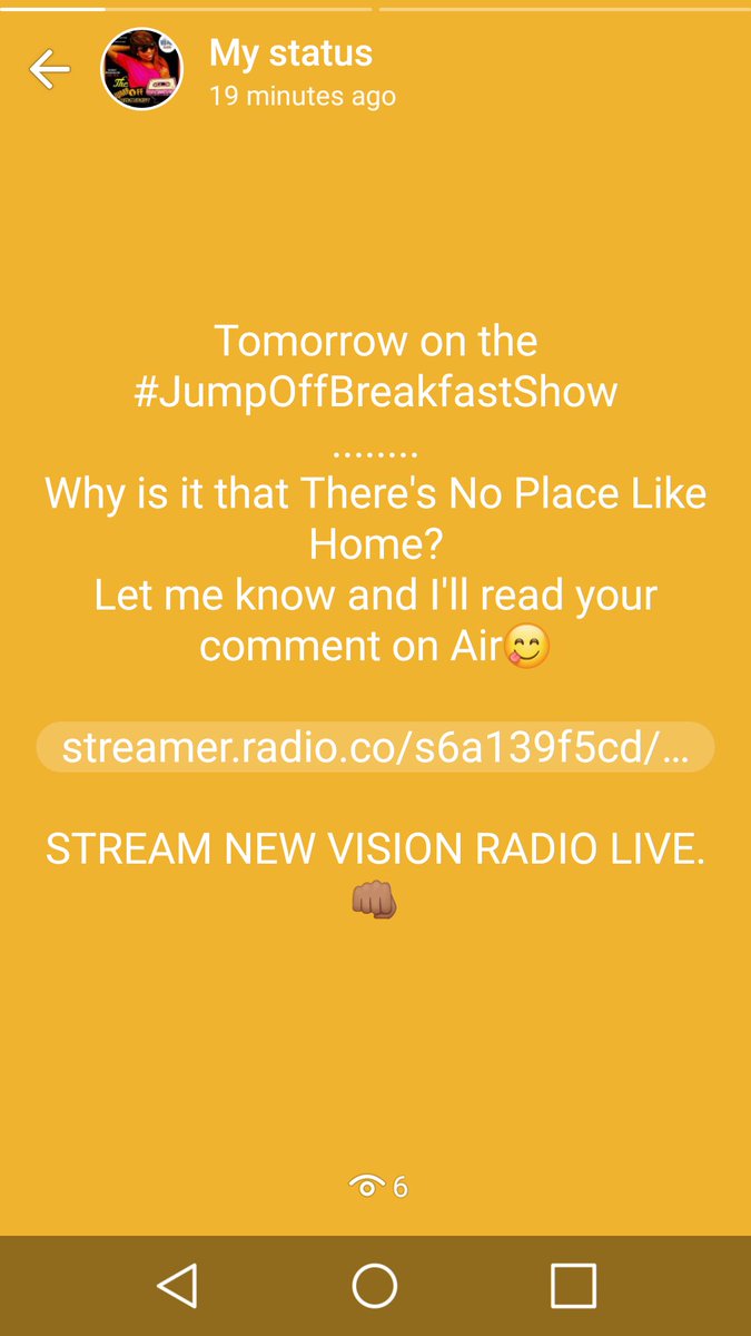 Rossetto_e_Baci's tweet photo. https://t.co/9EP0932dgJ

STREAM NEW VISION RADIO LIVE.👊

Mon-Fri
6am-9am

#TrapaDrive
#ImbewuTheSeed
#TrapaGainDrive https://t.co/g9KeMNeT00