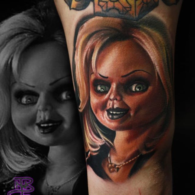 Fun one from The Bride of Chucky.#tiffany #brideofchucky #chuckysbride #tat...