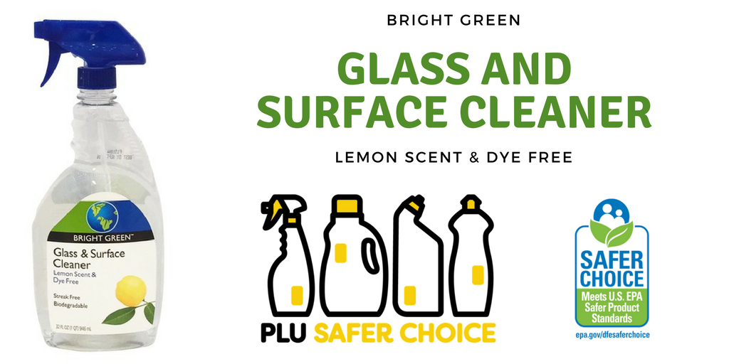PLUSaferChoice's tweet photo. The Bright Green Glass &amp; Surface Cleaner has a dye-free, biodegradable formula, making it a #PLUSaferChoice for cleaning your smudgy dorm windows. https://t.co/VTASzHMxQk https://t.co/7RXR9PHD0b