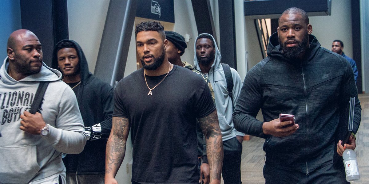 Seahawks's tweet photo. Here we are, back to business. #GoHawks https://t.co/ecclqPpSt2