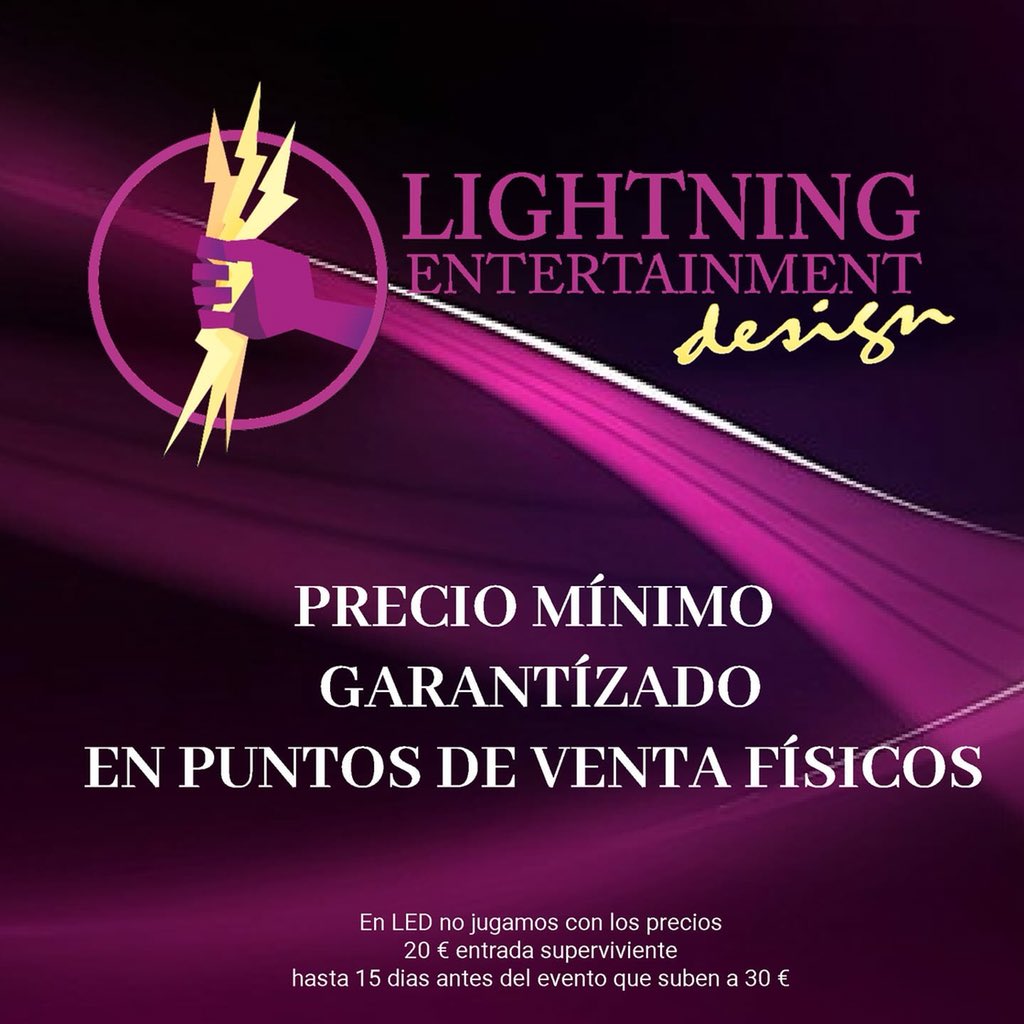 SurvivalHorrorE's tweet photo. En nuestros PUNTOS DE VENTA el precio siempre es el mínimo,manteniéndose hasta 15 días antes del evento o fin de existencias.
#LEDsanroque #LEDBollullosdelaMitacion #LEDConsuegra #LEDRioyMinas
(Excluimos ofertas que lancen ayuntamientos o plataformas promocionales externas a LED) https://t.co/1ixC0SuetN