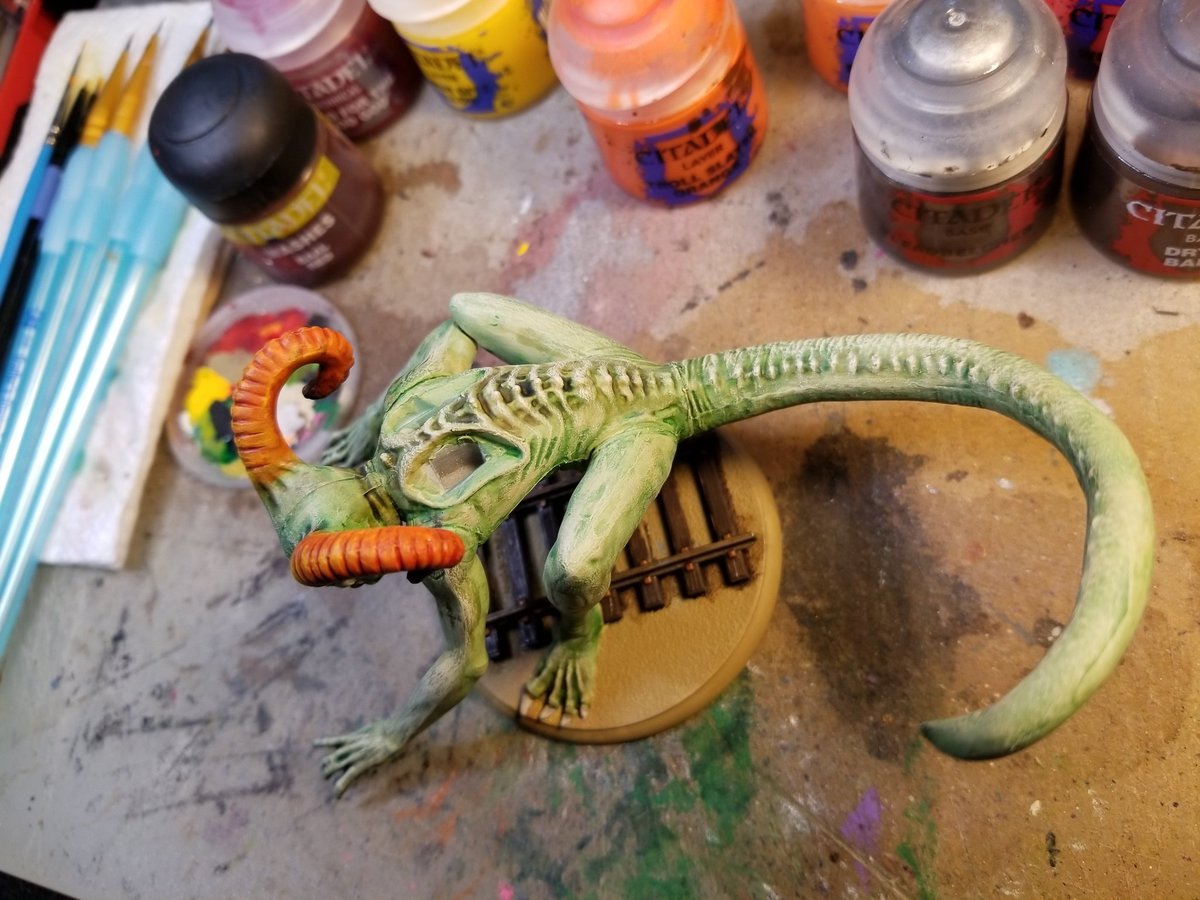 ArionBlackthorn's tweet photo. Working on the boss baddie from Shadows of Brimstone
#miniaturemonday #arionblackthorncreations #realchaoticgood #miniaturepainting https://t.co/4KDvaHAAYZ