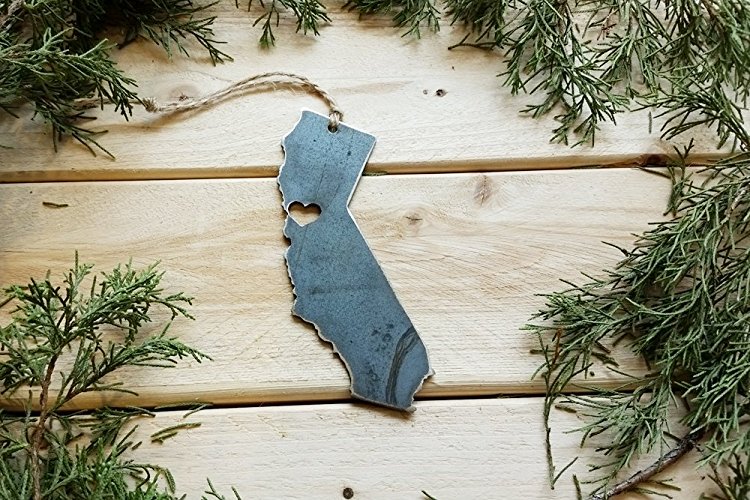 Love San Francisco Califorina State Steel Ornament, $10.00 amzn.to/2qBIbuC