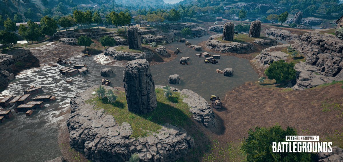 PUBG's tweet photo. Codename: Savage returns today. You'll notice some updates have been made to the map since the first round of testing. Check out the three new locations. 

Read here for a full list of patch notes: https://t.co/bKD8yhSwq3 https://t.co/p0yDKs72dJ