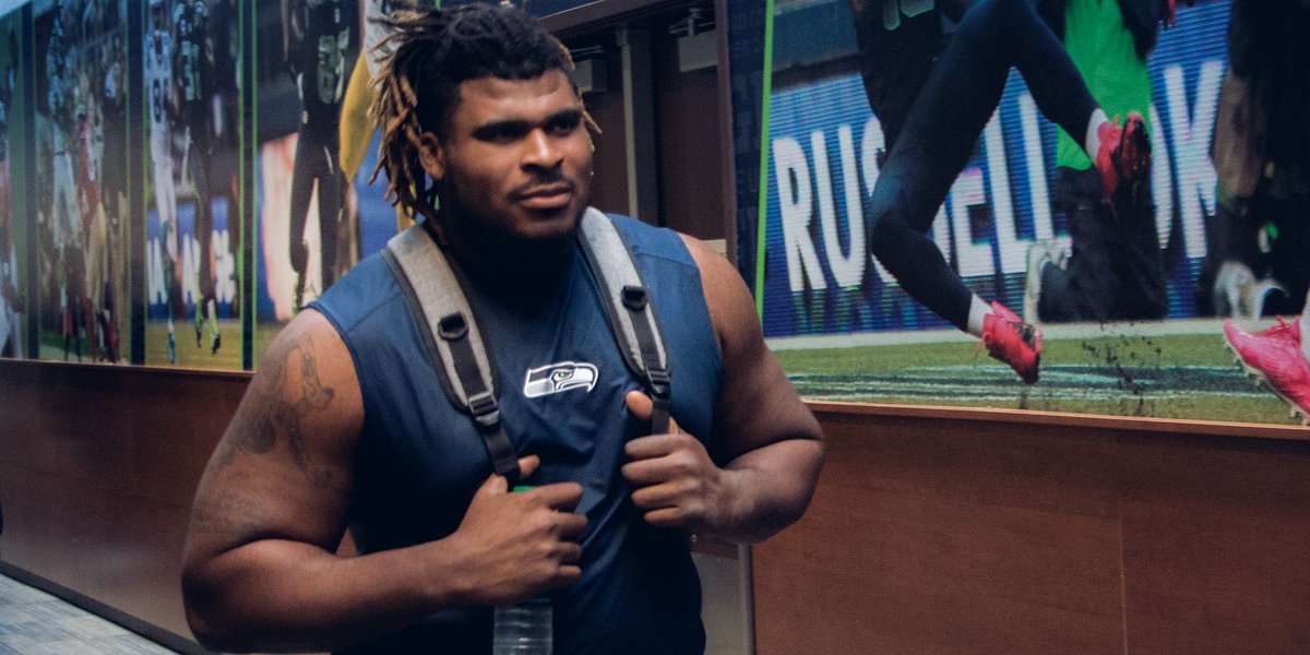 Seahawks's tweet photo. Here we are, back to business. #GoHawks https://t.co/ecclqPpSt2