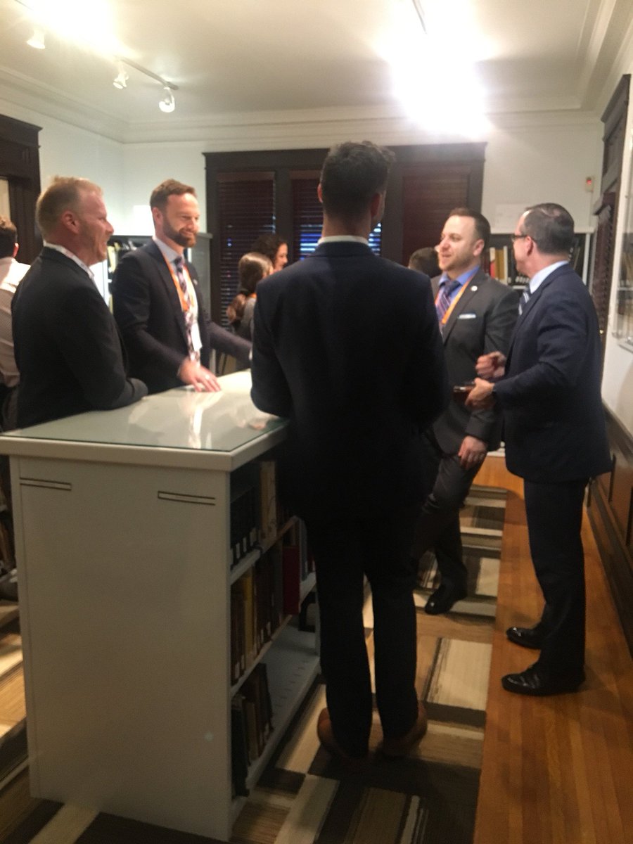 AmberEngine's tweet photo. Loved our time last night at Next Generation Now's networking event hosted at the Bernice Bienenstock furniture library! #hpmkt #NGN #NGNBash #NextGenerationNow https://t.co/GNXl0hOo5Y