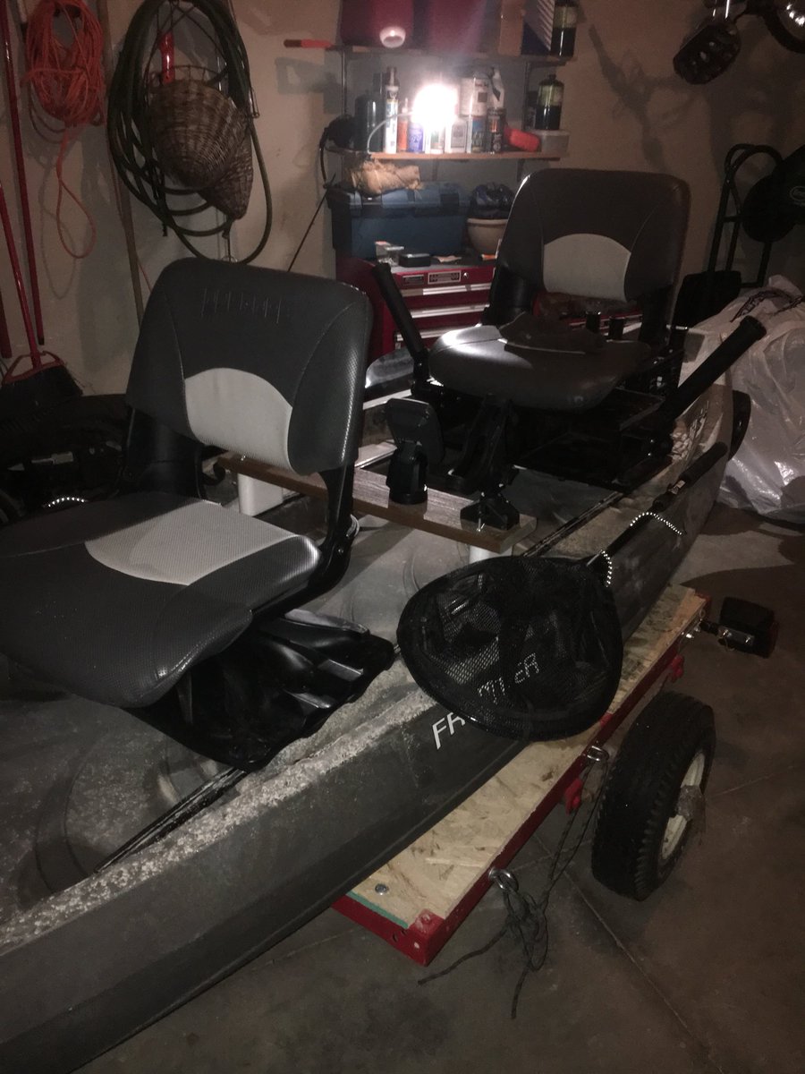 Edbass45's tweet photo. Getting her ready...#kayakfishing https://t.co/pmc4Yg5U12