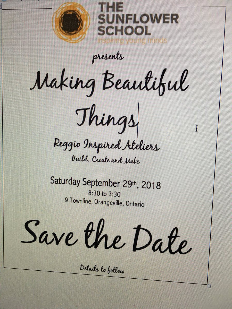 sunfloweroville's tweet image. @sunfloweroville Save the date for our 4 th annual conference on Saturday September 29 th in Orangeville. Details to follow
