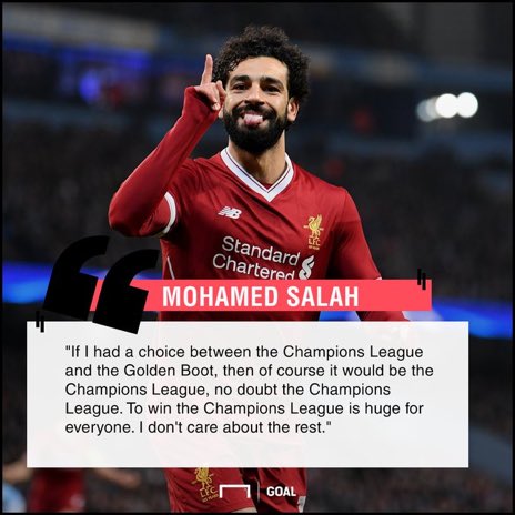 TheKopitesWay's tweet photo. Champions League it is for Mo Salah. https://t.co/NkZgaPxRSL