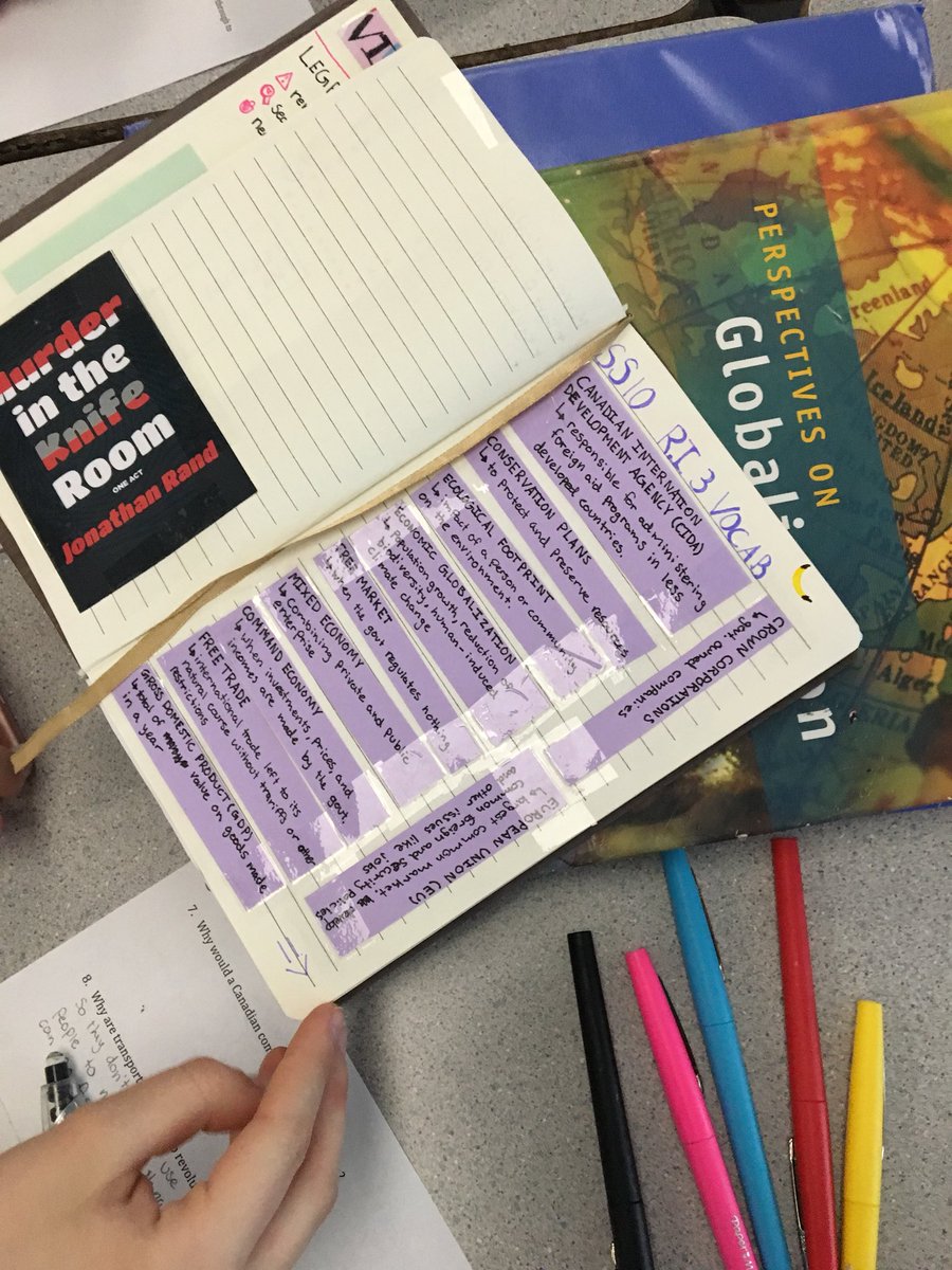 sheabrandford's tweet photo. Great to see Sr. High students #VisualJournalling in SS10 after Mrs. Reidโs lesson. What a great way to express creativity and knowledge! @oilfieldsschool @fsd38 https://t.co/HEflhvAT4h