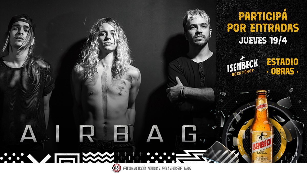 ¡Ganate #EntradasPosta para <a href="/AIRBAGoficial/">Patricio Sardelli</a>. Para participar dale Like y RT a este tweet.
Bases y condiciones: goo.gl/fv1JEP