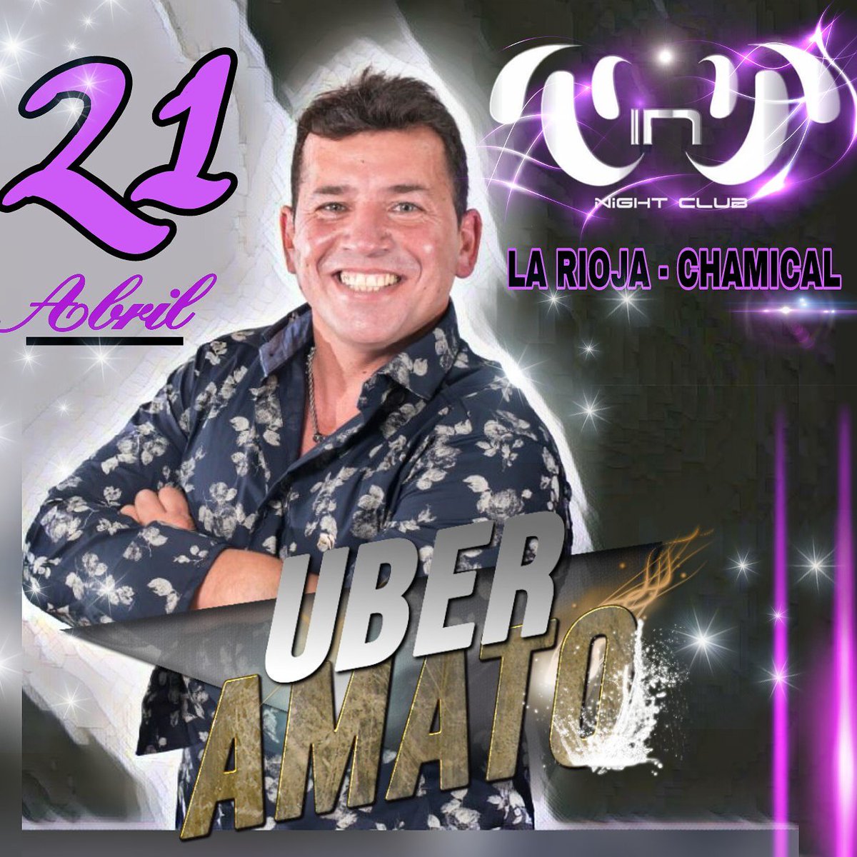 uberamato's tweet photo. 🌟🌟Este Sábado 21 de Abril🌟 🌟
          ---⚫IN NATURA⚫---
Bailazo, imperdible en La Rioja !!!🎉
 #UberAmato REGRESA A CHAMICAL😉 https://t.co/tUXA0KX2VY