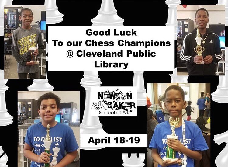 clekidsinneed's tweet photo. Good luck to all of the scholars at @NewtonDBakerArt school in the upcoming chess tournament @Cleveland_PL library! https://t.co/mhN6PWzDTR