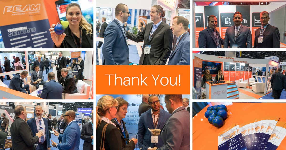 _FEAM's tweet photo. The FEAM Team would like to thank all who made this year’s MRO Americas very engaging and successful! We wish you all the best!
#MROAM #FEAMTeam #Linemaintenance https://t.co/n4vw12Sa5h