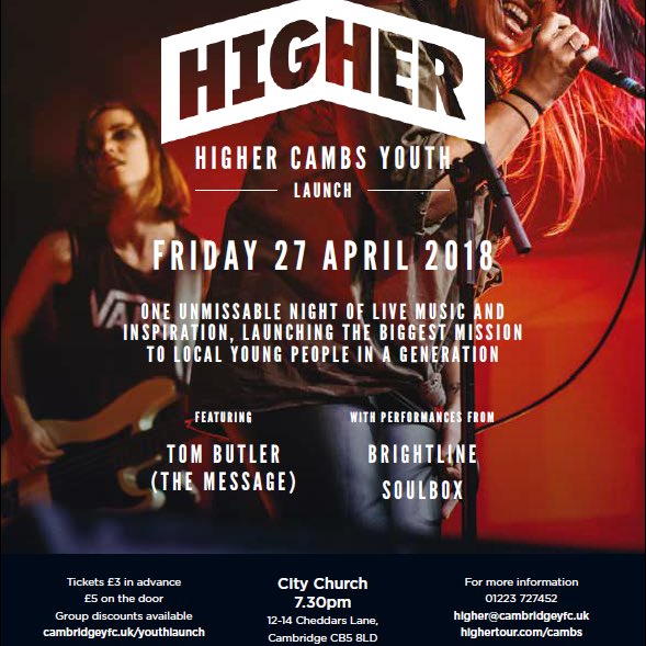 Rachael Heffer (@rachael_heffer) on Twitter photo Never has there been such an inspiring & exciting wave of Youth Mission in the Cambs region, going into 30+ Secondary schools! Join us! >> <a href="/thehighertour/">Higher Tour</a> Youth Launch on 27th April! see here for more details!... cambridgeyfc.uk/event/youthlau… Never has there been such an inspiring & exciting wave of Youth Mission in the Cambs region, going into 30+ Secondary schools! Join us! >> <a href="/thehighertour/">Higher Tour</a> Youth Launch on 27th April! see here for more details!... cambridgeyfc.uk/event/youthlau…