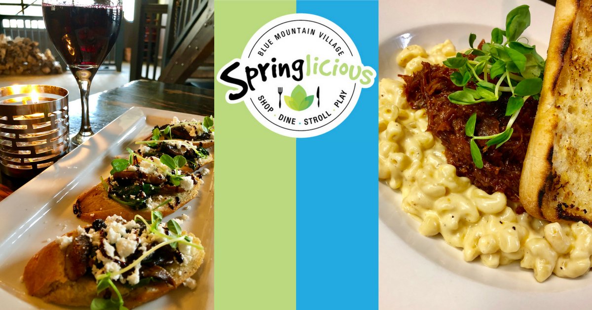 BlueMtnVillage's tweet photo. Hungry? Take advantage of the Springlicious specials in the Village until May 18th! At @KaytooEvents, you can enjoy their special "Rib Fest" menu featuring two courses for $29.99 from Sunday to Thursday!
See the full menu at https://t.co/8li2cPauRe! #SpringliciousatBlue https://t.co/h0CUxHL65r