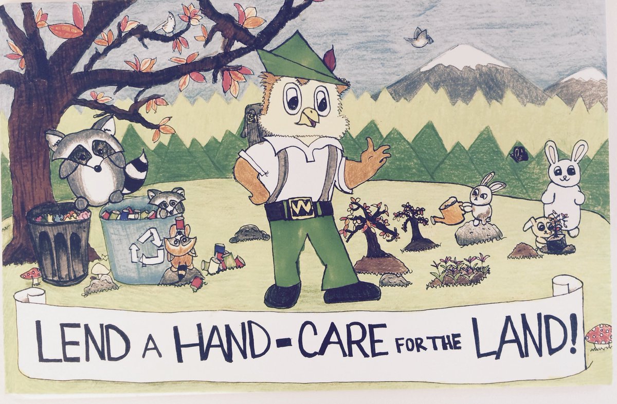 WoodsyOwl's tweet photo. 🌎 🏞 It's Earth Month, my favorite time of year! Lets all do our best to #LendAHand and #CareForTheLand, this month and every month! Together, we can make a difference! 🏞🌎 https://t.co/87avBEsUiZ