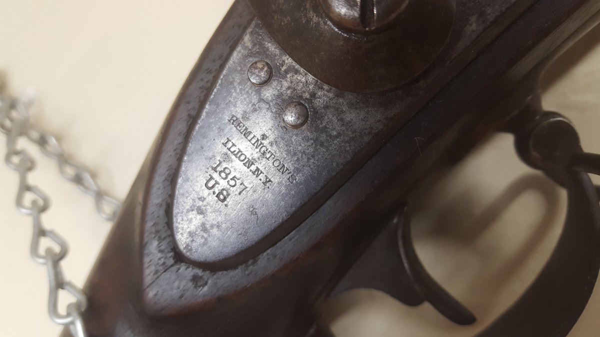 WW2_Collection_'s tweet image. 1857 Remington Maynard Conversion Musket. Note the 5 notches in the stock! Wow.