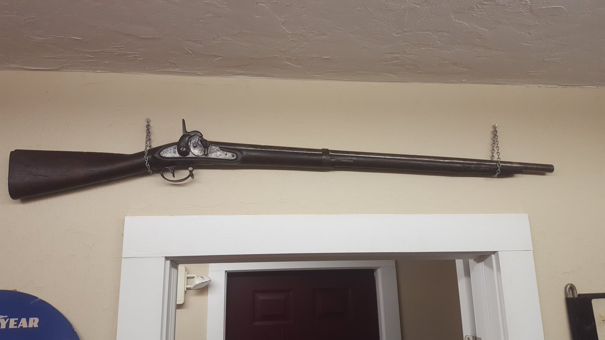 WW2_Collection_'s tweet image. 1857 Remington Maynard Conversion Musket. Note the 5 notches in the stock! Wow.