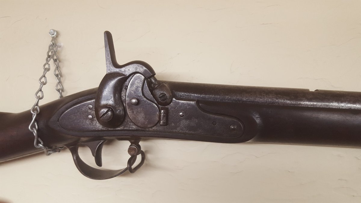 WW2_Collection_'s tweet image. 1857 Remington Maynard Conversion Musket. Note the 5 notches in the stock! Wow.
