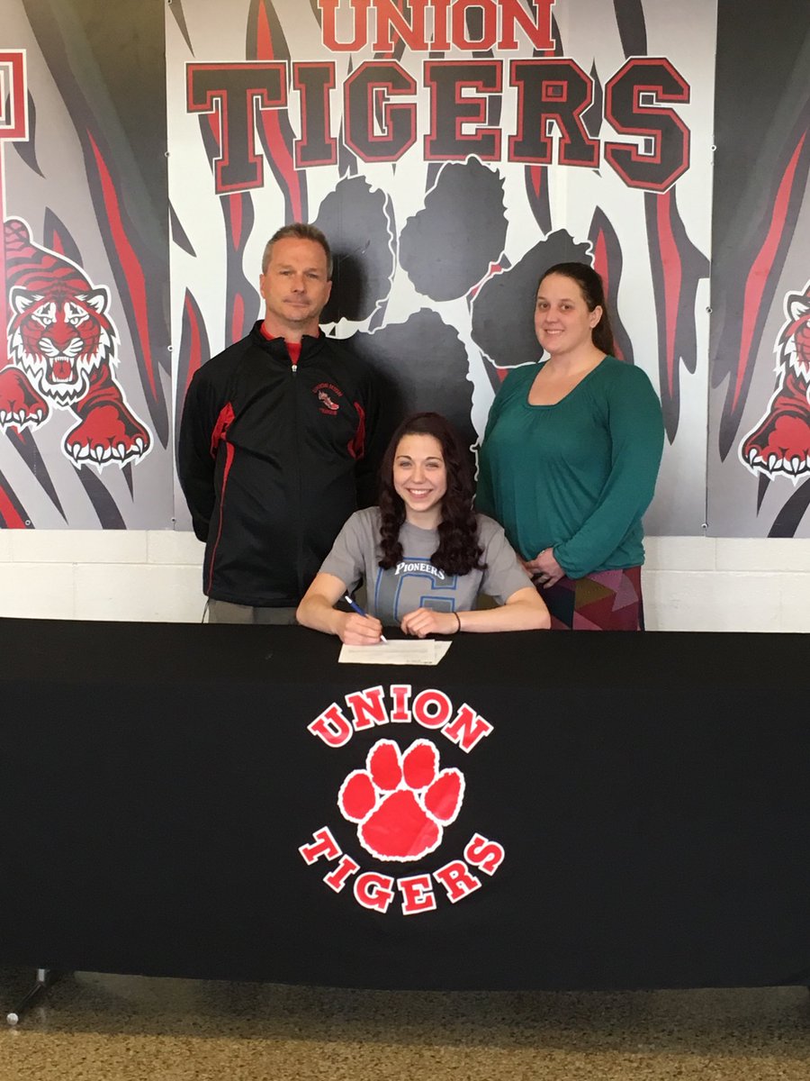 Lexi Sirk signing her NLI to continue her Academic and Track career at Glenville State College! #gsc2018