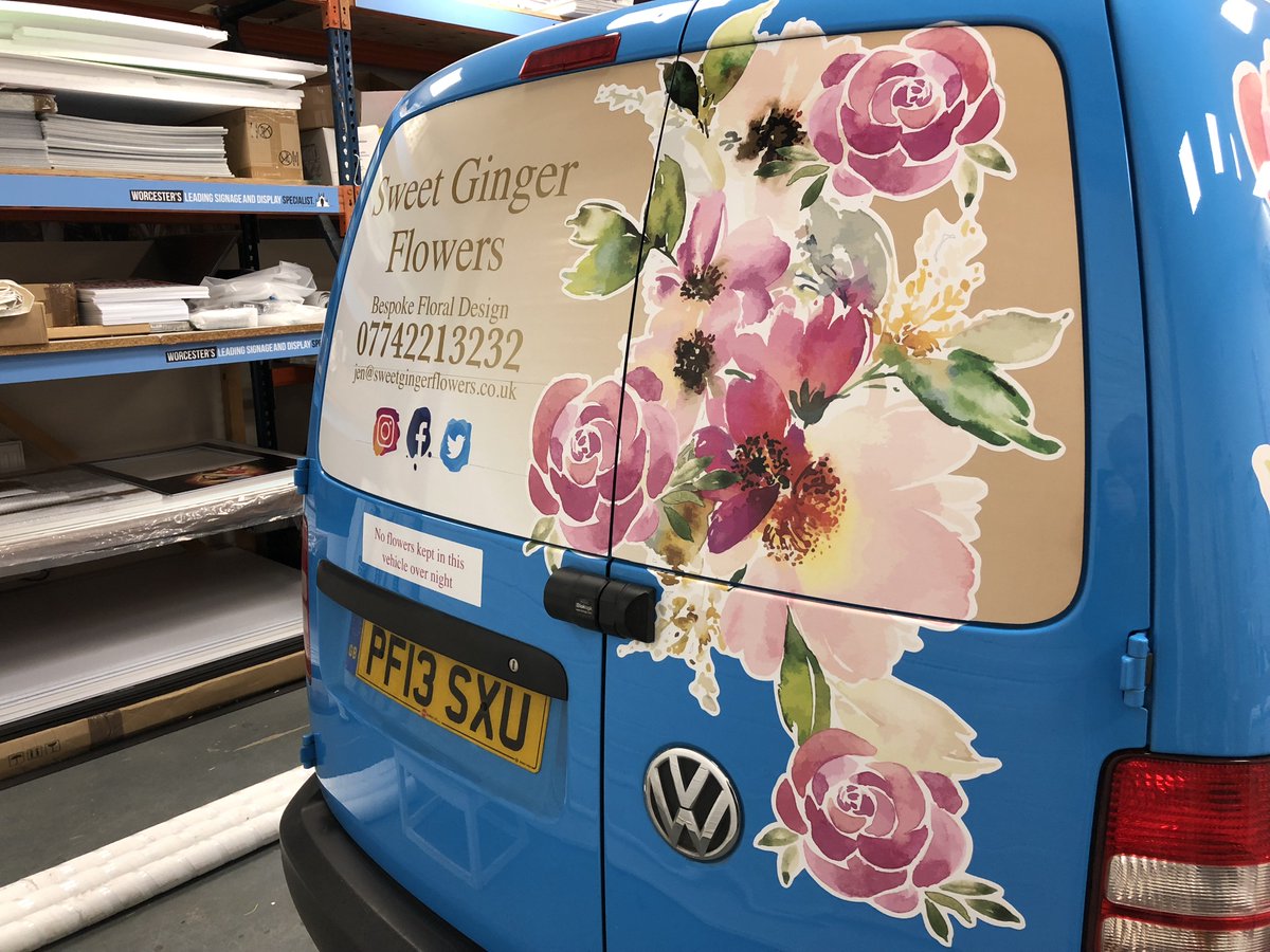 citysigns's tweet photo. Who has seen this great looking vehcile livery we completed for Sweet Ginger Flowers - one very happy customer!

#worcestershirehour #vehiclelivery https://t.co/RwHR86AWtY