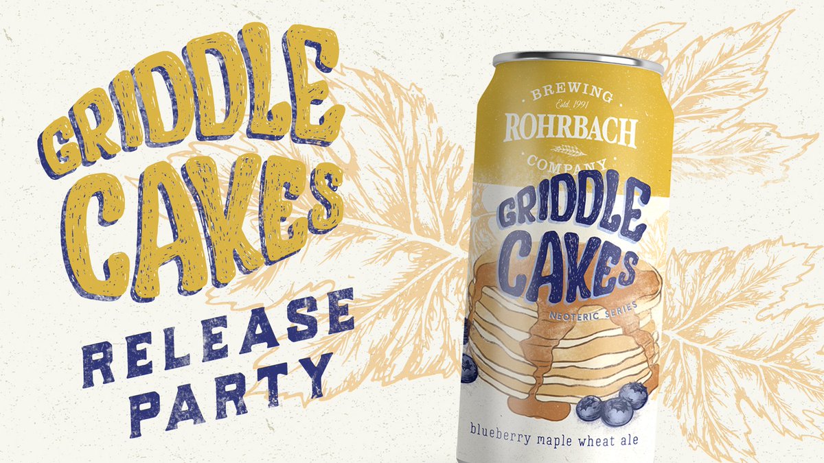 Rohrbachs's tweet photo. Save the date: https://t.co/ttuDIPaPDg #griddlecakes #breakfastbeer #newbrewalert https://t.co/1Kq6mMi3A5