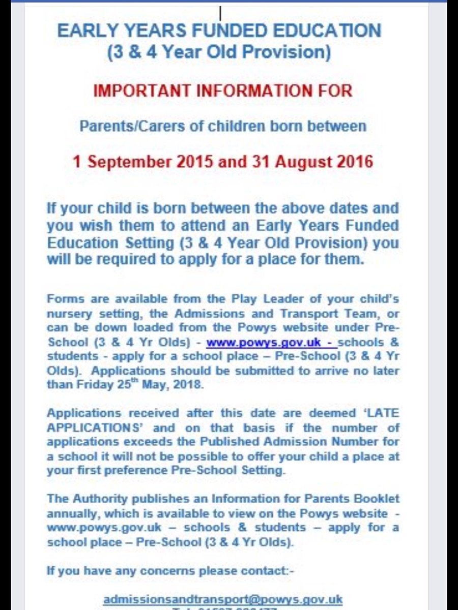 PowysFp's tweet photo. Please share, applications need to be submitted by 25 May 2018 @powyssch @WalesPPA @MudiadMeithrin https://t.co/hqworzAgB0