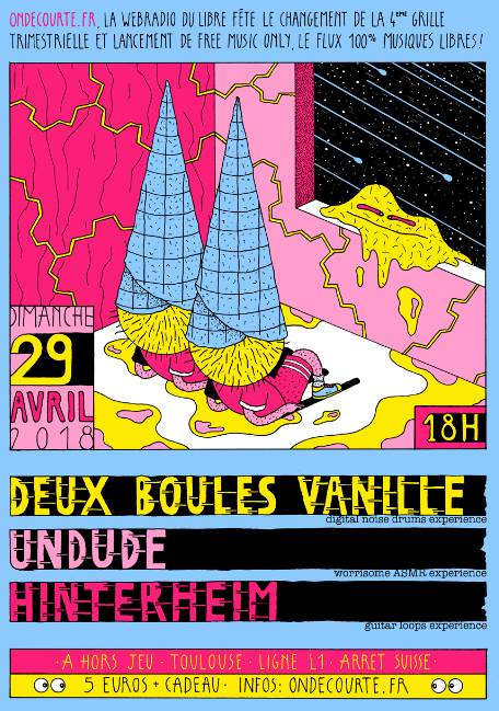ondecourte's tweet photo. bientôt, deux boules vanille à #Toulouse pour la sortie de la 4° grille de la webradio https://t.co/6yilq3nD0M //#hinterheim//#undude//#franeck//#Webradio// #Libre//#concert https://t.co/O9TLaqC80l