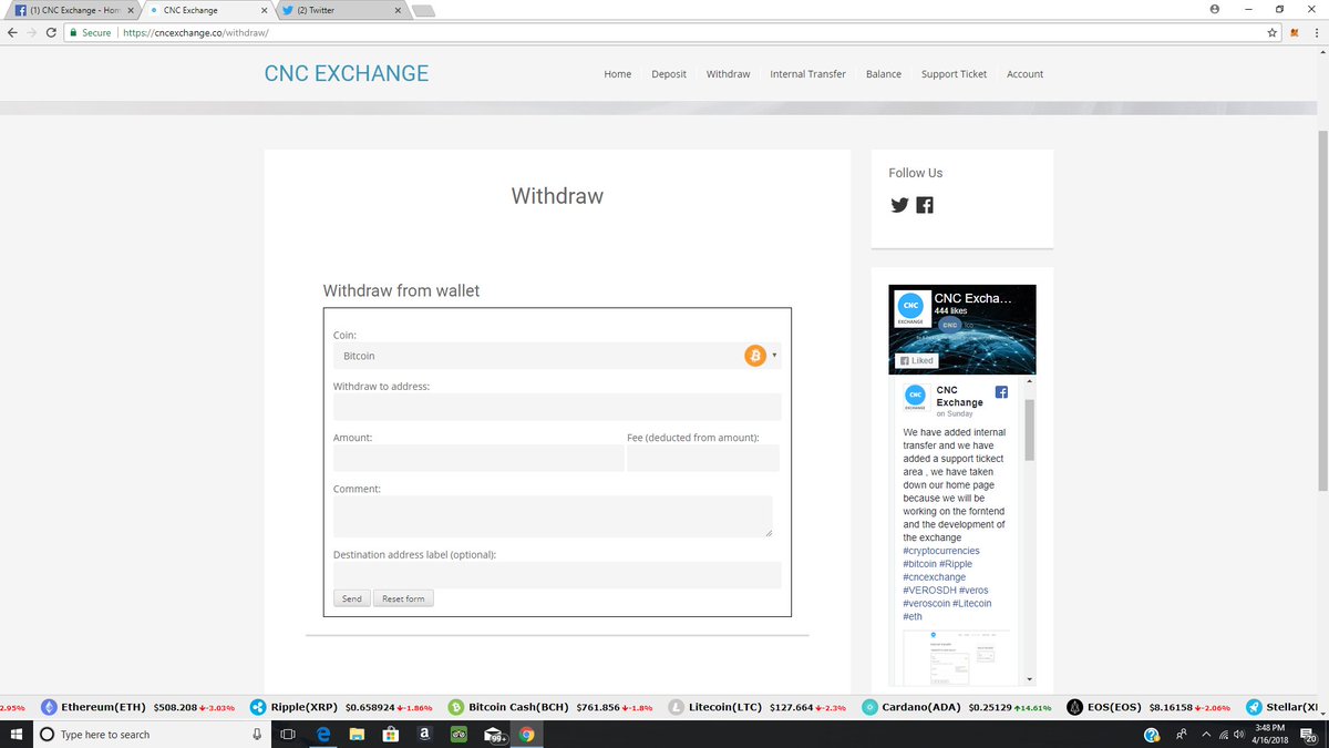 cnc_exchange's tweet photo. We have upgraded our forntend of the website and we also added new features when you hover over balance in the menu it will show you all of your balances #cncexchange #Crypto #bitcoin #litecoin #ripple #ethereum #cryptocurrenctwallet #multiwallet https://t.co/ptQCHLvkse