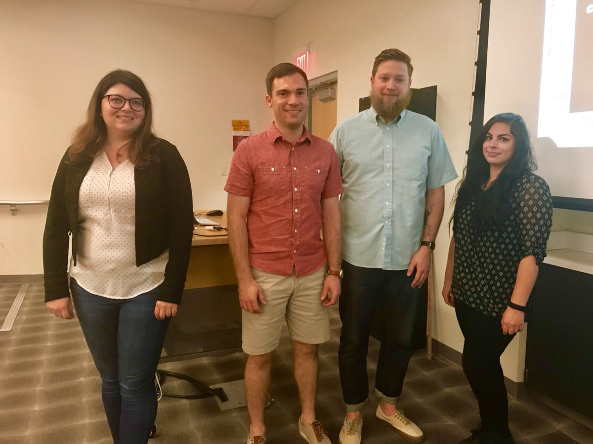 minwadhwa's tweet photo. Stellar presentations today by the 2018 awardees of the #Nininger Travel Awards, co-sponsored by @ASUMeteorites & @SESEASU in support of student travel to #LPSC! @SaturnSierra @chondrule_maker @Isotope_Dan https://t.co/inJTmcbrJj