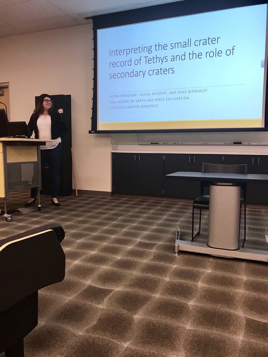 minwadhwa's tweet photo. Stellar presentations today by the 2018 awardees of the #Nininger Travel Awards, co-sponsored by @ASUMeteorites & @SESEASU in support of student travel to #LPSC! @SaturnSierra @chondrule_maker @Isotope_Dan https://t.co/inJTmcbrJj