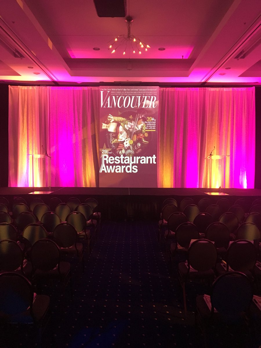 vanmag_com's tweet image. T-minus 2 hours until we reveal our 2018 Restaurant Awards winners at the @WallCentre. Who’s ready? #VanMagAwards