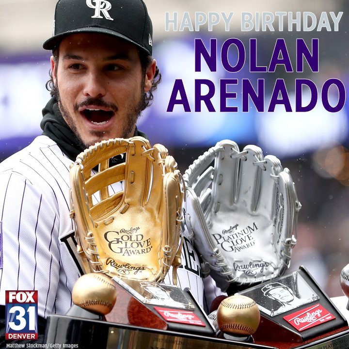 Happy Birthday to the best third baseman in baseball - Nolan Arenado of the He turns 27 today.  