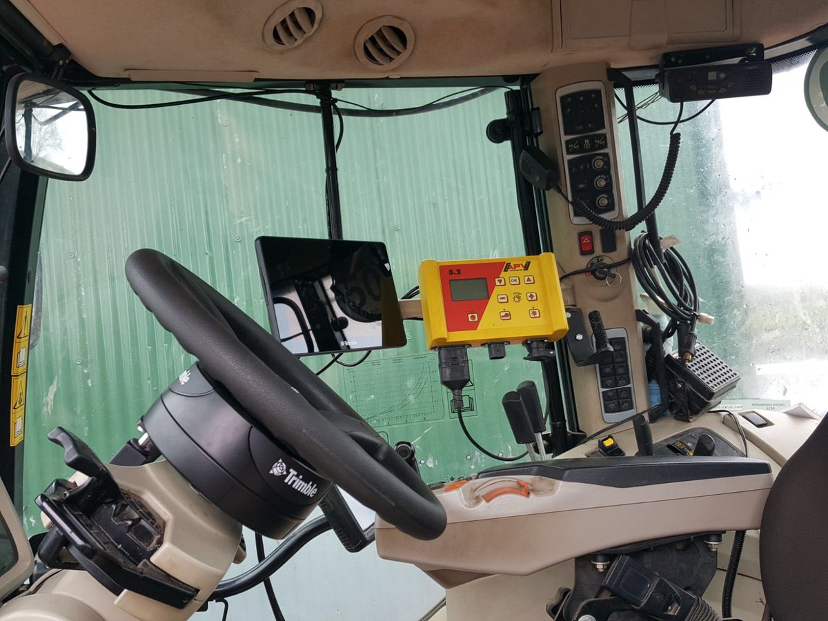 mick_mc_carthy's tweet photo. The first @Trimble_Ag #EzPilotPro in #Ireland fitted today to #MF7718 . Impressive performance from this assisted steering solution at an affordable price. Only hoping for the weather to clear now to get working! #precisionwithpurpose #farming https://t.co/dhjimXNHQH