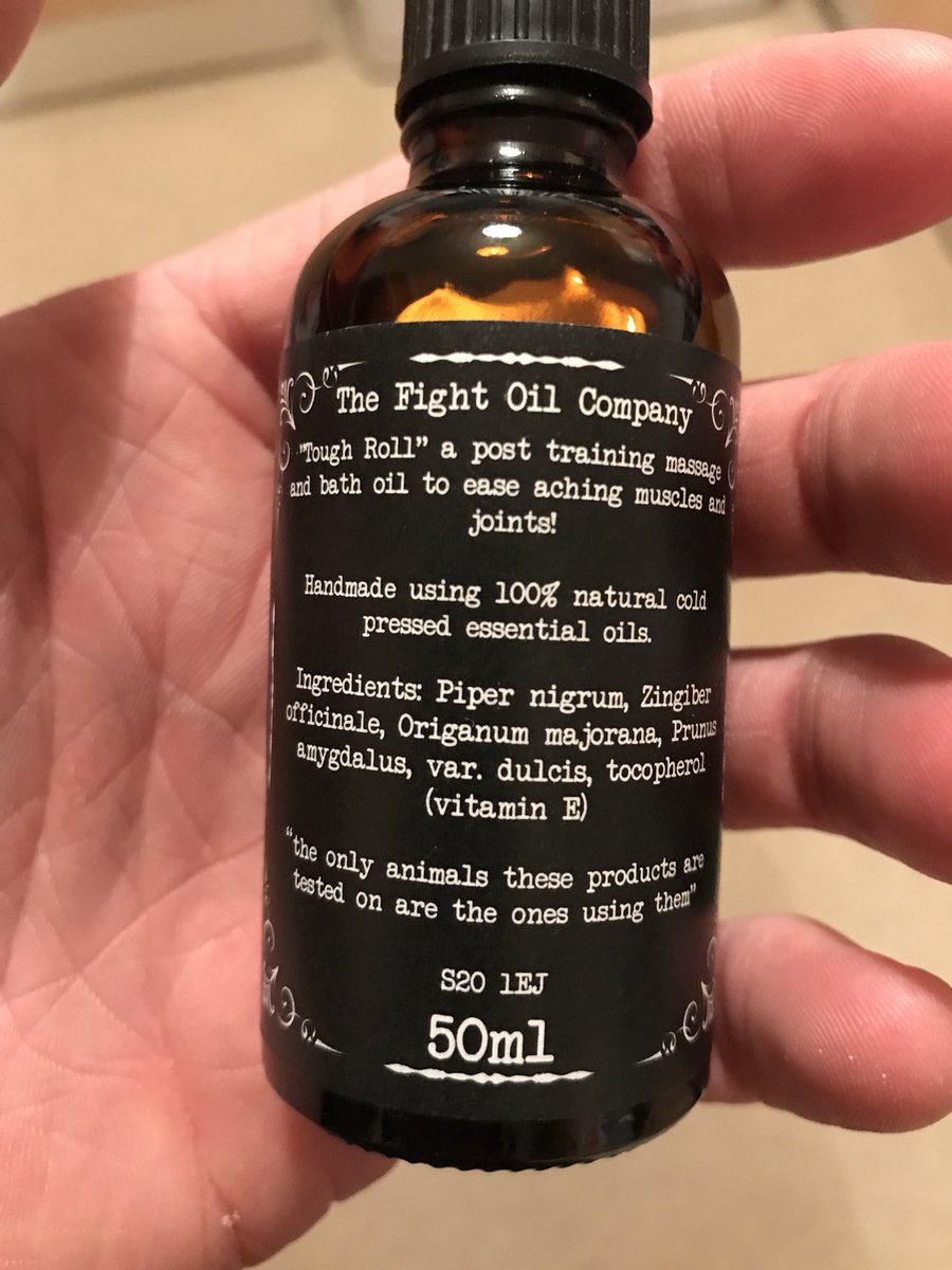GaryBrettHall's tweet photo. If you haven’t already tried @TheFightOilCo  TOUGH ROLL you need too! Great products at https://t.co/iO7r7Jzufj… thanks for the support 👍 #ToughRoll https://t.co/FnxeZ4D7PT