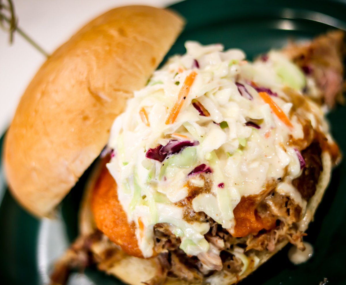 MXMarket2's tweet photo. Today's Special: Amber Ale BBQ pulled pork topped w/ coleslaw served w/ sweet fries 😍 $8.99 
•••
#MXmarket #coloradosprings #colorado #downtowncos #downtowncoloradosprings #my_cosprings #downtown_cs #olympiccityusa #visitcolorado #visitcos #pulledpork #Food #foodie #foodporn https://t.co/W3RLZK3tXA