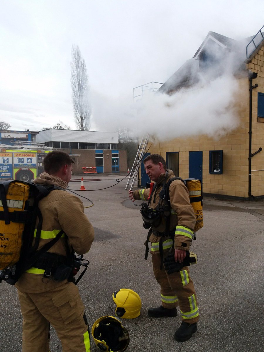 Bollington Fire Station tweet media