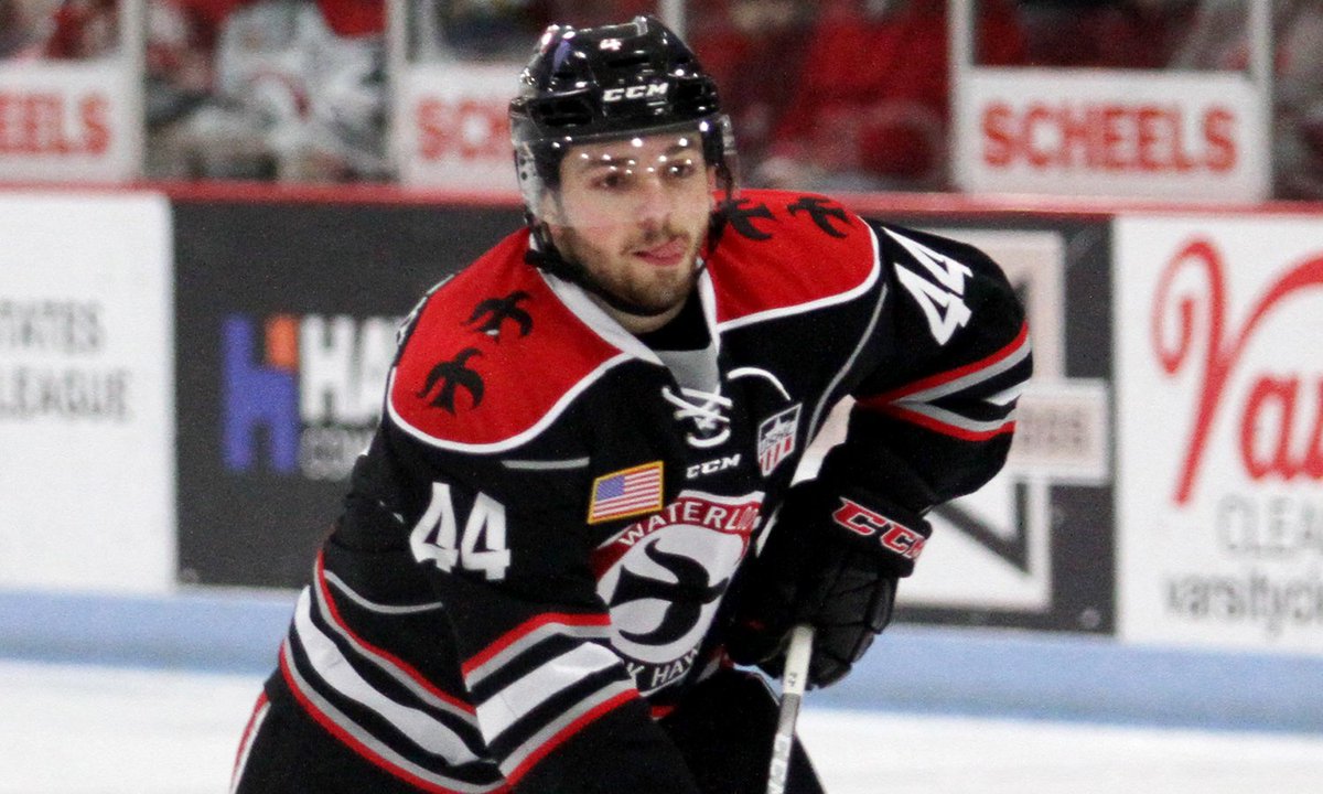 USHL's tweet photo. USHL Defenseman of the Week: @FlaPanthers prospect Finkelstein earns weekly honors for 4th time in 6 weeks thanks to 5-point weekend https://t.co/quiRoOz6jv #WhosNext https://t.co/rGhxMgy3l5