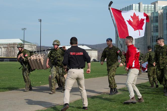 As the Chancellor of the @RMC_Canada_CMR, I'm sending congratulations to all who participated and helped lead the group to a 2nd place finish at last weekend's Sandhurst Military Skills Competition - no easy feat with 64 teams from 14 countries. Good work!
