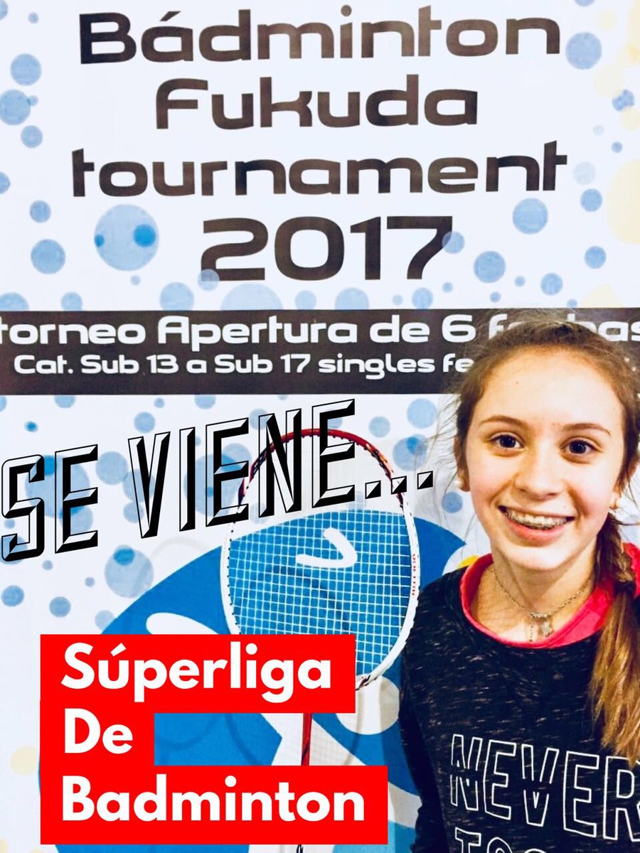 EcpaB's tweet photo. Se viene la Superliga de #Badminton 2018 en ECPA! https://t.co/z7MGy0i5xD