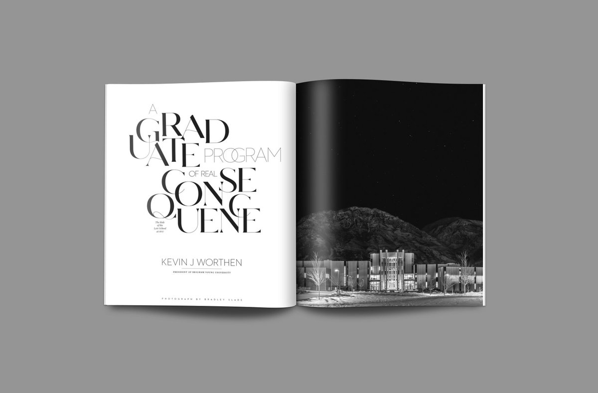 byu_bc's tweet photo. Congrats to @BYULawSchool and @byumagazine for the following spreads that received @SPDtweets merit awards. #SPD53 https://t.co/X7hQLR0e07