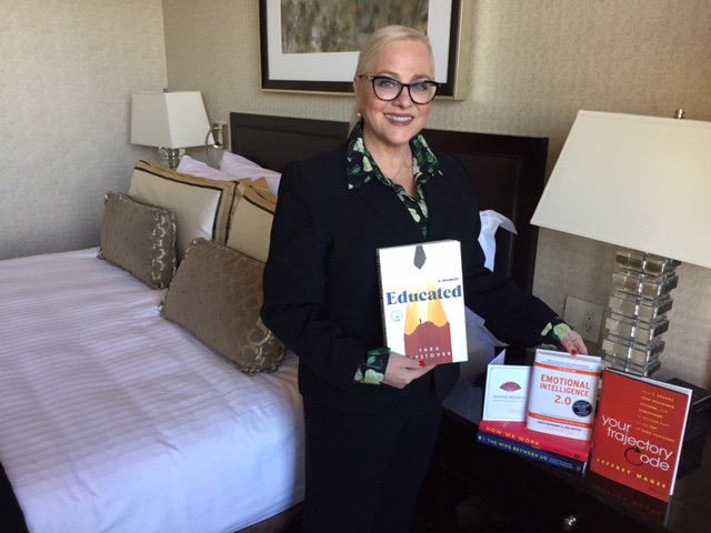randomhouse's tweet photo. We spy @tarawestover's EDUCATED in the bedside reading program for the month of April at the @MO_NEWYORK. Get your spring reading on! https://t.co/aos8Lj5aGQ