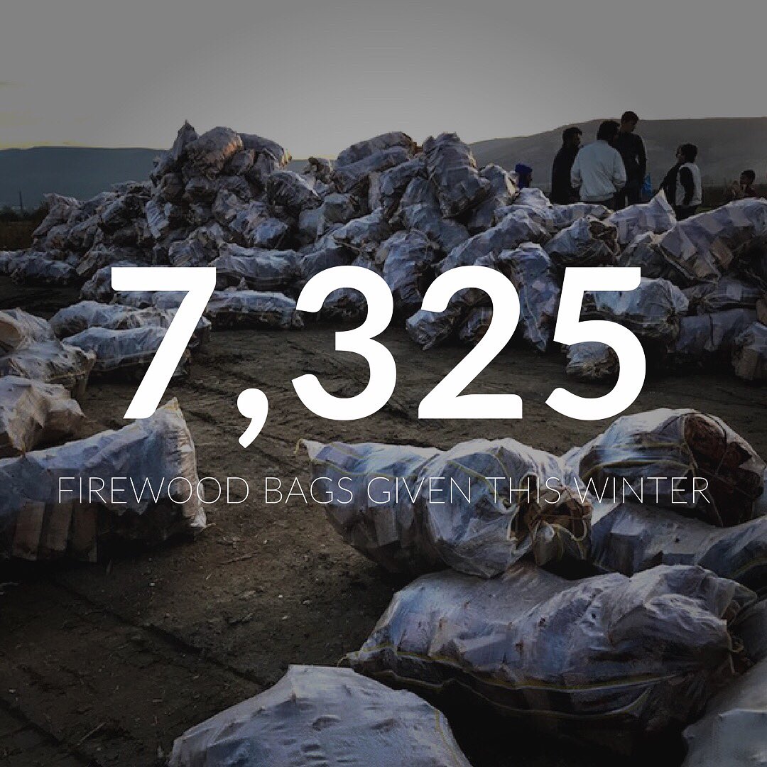tribeprojects's tweet photo. Where you give // This winter you gave 7,325 bags of firewood to 190 families. For families not able to work, when resources are very limited... keeping warm and healthier has really made a difference. A huge THANK YOU to everyone supporting ♡ #helprefugees #refugeeswelcome https://t.co/etBpUjXQEC