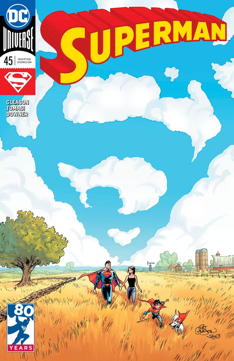 DCOfficial's tweet photo. Goodbye Hamilton! The Kent's bid this quiet town a fond farewell in SUPERMAN #45. Preview what creators @PeterJTomasi and @patrick_gleason have in store for the last issue of their epic run: https://t.co/I1XZ6ZV92A https://t.co/HoIfBrv4Wr