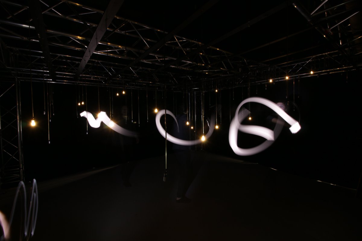 m_tricaud's tweet photo. Really proud to present LightFollower, an #interactive light installation created in collaboration with @oldfortune_ for the #Bartlett end of term party last month @ialab #DfPI https://t.co/m5iz3pEEBP