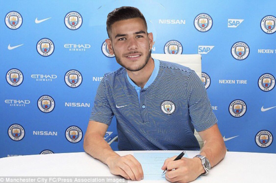 ClubTiburones_'s tweet photo. ✍️We are delighted to announce our new signings for the beginning of the season. #WelcomeToCity @cengizunder @TheoHernandez @Amine_000 @AlbanLafont. https://t.co/2bWTeJJzBU