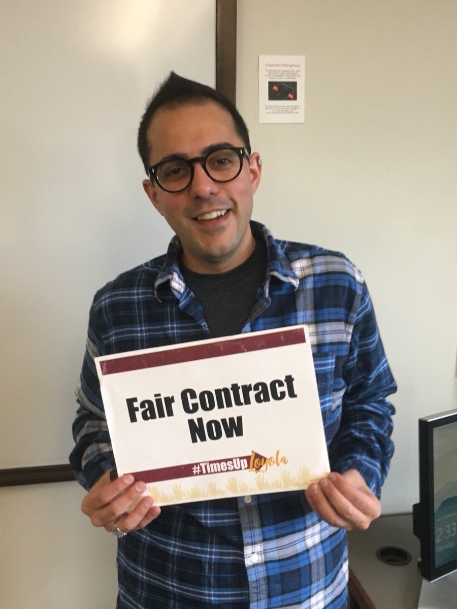 August in history wants a contract with <a href="/LoyolaChicago/">Loyola University Chicago</a> TODAY because #timesuployola @SEIU73 <a href="/FacultyForward/">SEIU Faculty Forward</a> <a href="/loyolaforus/">LUC Worker Coalition</a> #loyolaforus