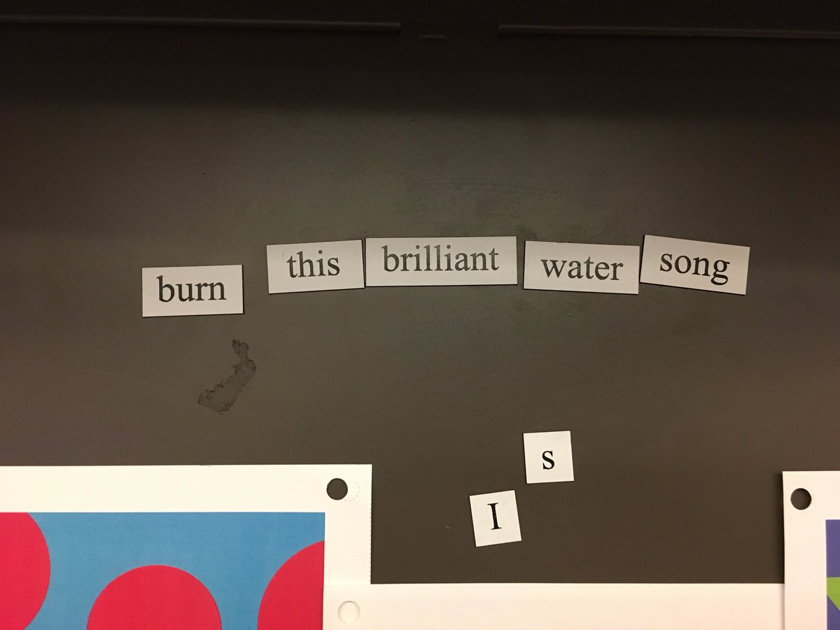 NCLibraryBuzz's tweet image. #PoetryMonth Come create a magnetic poem!